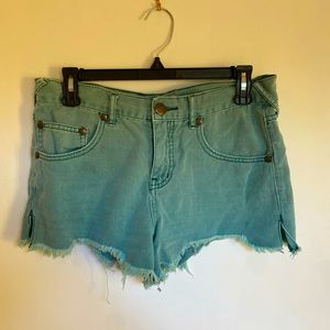 Free people Jean shorts size 27